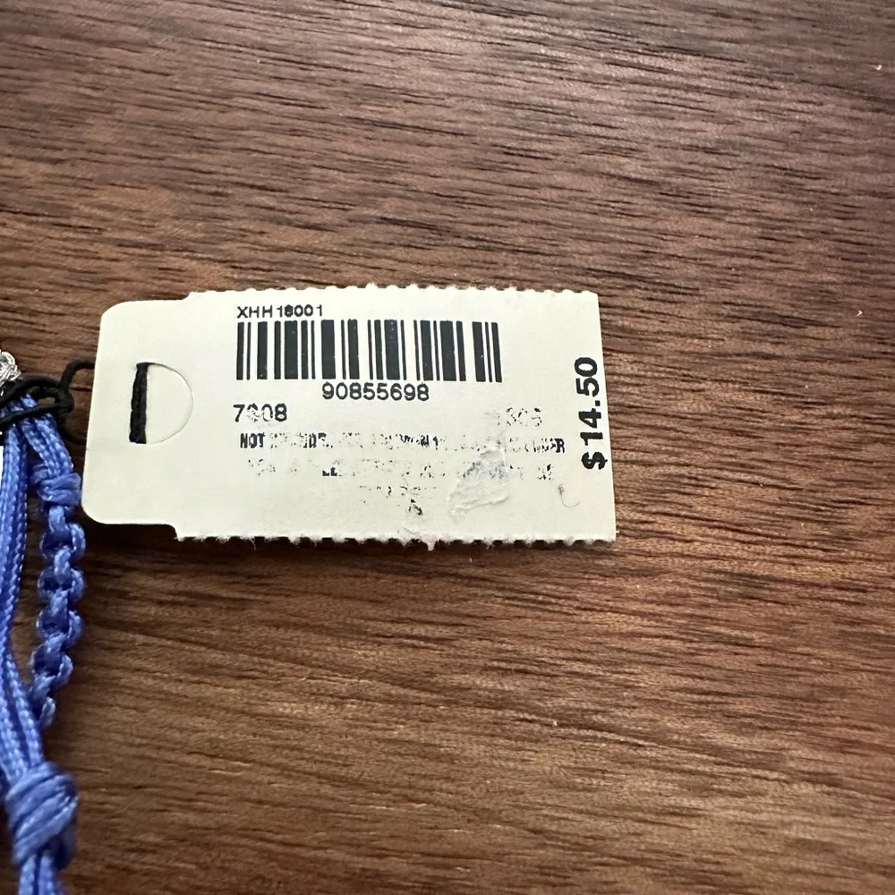 Aeropostale Gem and Cord Adjustable Bracelet
